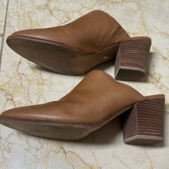 Madewell Leather Heeled Mules - 7 1/2 - Picture 4 of 4